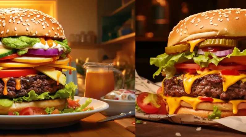 Beef Burger Showdown: Fast Food Vs. Homemade Goodness