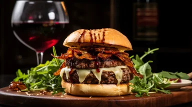 The Art of Pairing Wines With Gourmet Beef Burgers