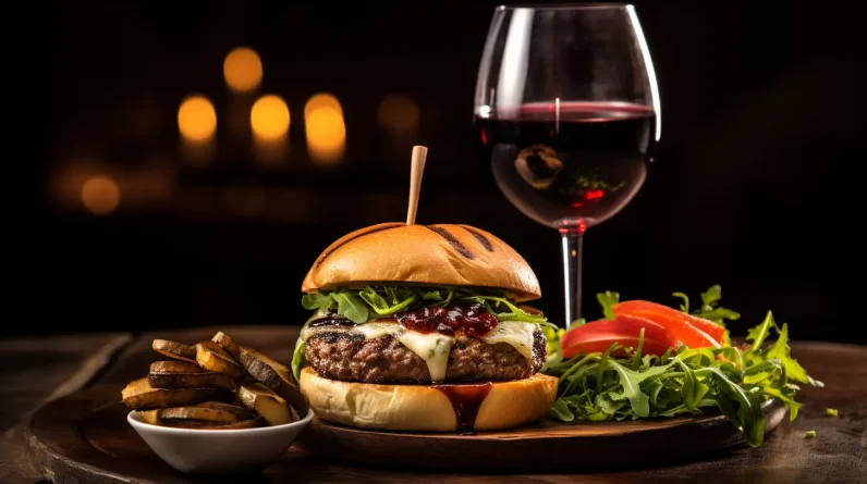The Art of Pairing Wines With Gourmet Grilled Burgers