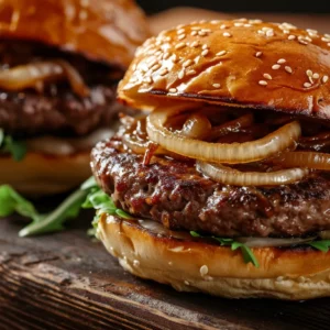 Beef Burger: Caramelized Vs. Raw Onion