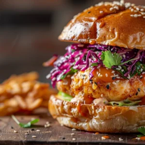 Exploring Fusion Flavors: Asian-Inspired Chicken Burgers