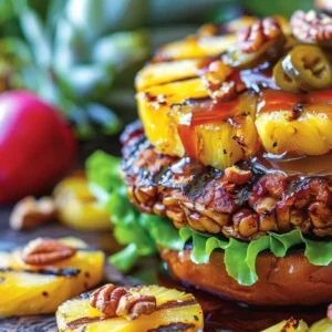 Sweet and Savory Symphony: Dessert-Inspired Veggie Burger Toppings