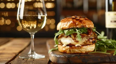 The Art of Pairing Wines With Gourmet Chicken Burgers