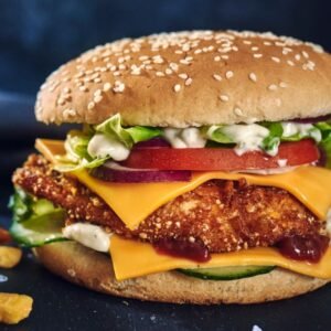 The Secret to Crispy, Golden Brown Chicken Burger Patties