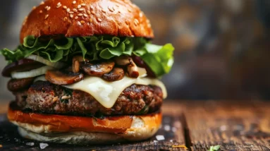 Mushroom Veggie Burgers: A Savory and Juicy Alternative