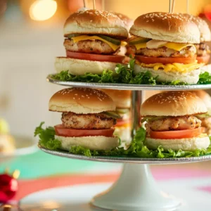 Chicken Burger Sliders: Perfect for Family Celebrations