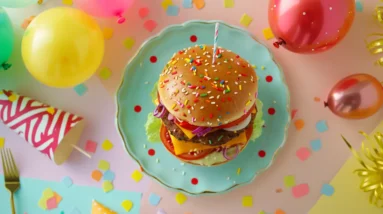 Special Occasion Veggie Burgers for Birthdays and Events