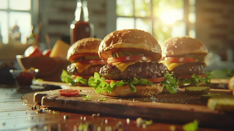 Flavorful Beef Burgers That Bring Family Gatherings Together