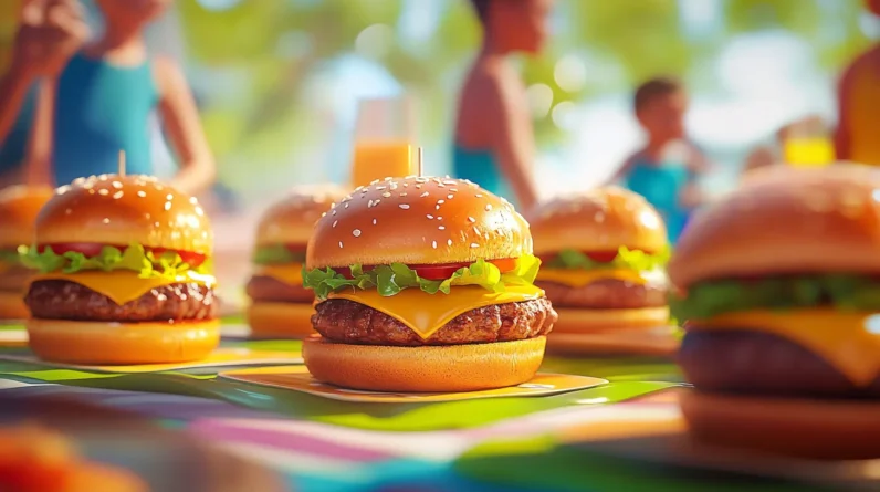 Serving Beef Burgers at Family Gatherings With Style
