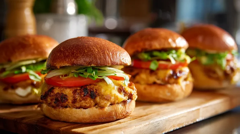 Air Fryer Chicken Burgers That Kids and Adults Crave