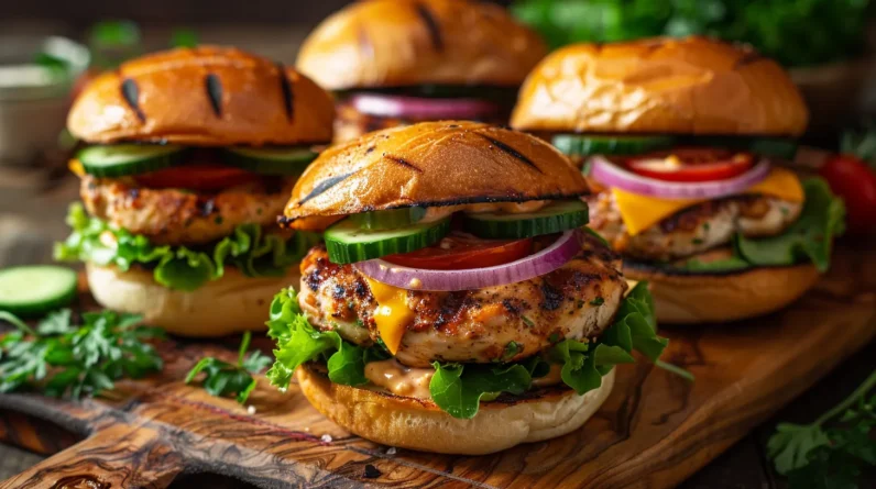 Healthy Chicken Burgers the Whole Family Will Love