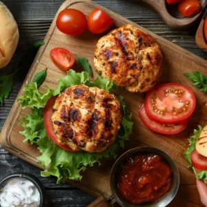 Using Leftover Chicken for Easy Homemade Family Burgers