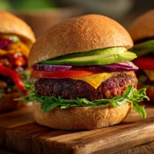 Creative Veggie Burgers Even Picky Family Members Will Eat