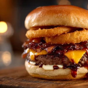 The Toppings and Sauces Beef Burger Combo That Just Hits