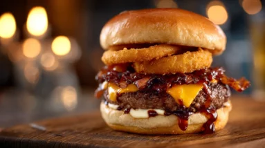 The Toppings and Sauces Beef Burger Combo That Just Hits