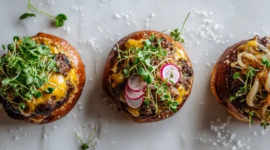 Classic Beef Burgers Reinvented With Modern Toppings Experiments