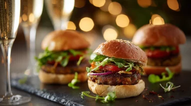 New Year Party Upgrade: Juicy Veggie Burgers That Impress