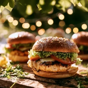 Chicken Burger Ideas for a Laid-Back Garden Party