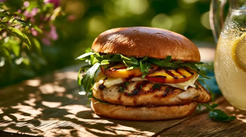 Garden Party Chicken Burgers With Next-Level Summer Toppings