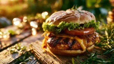 Your Garden Party Needs These Juicy Chicken Burgers