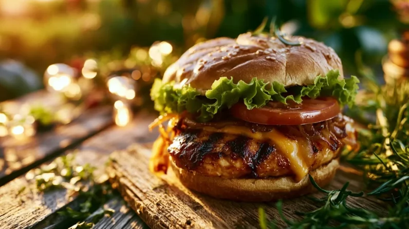 Your Garden Party Needs These Juicy Chicken Burgers